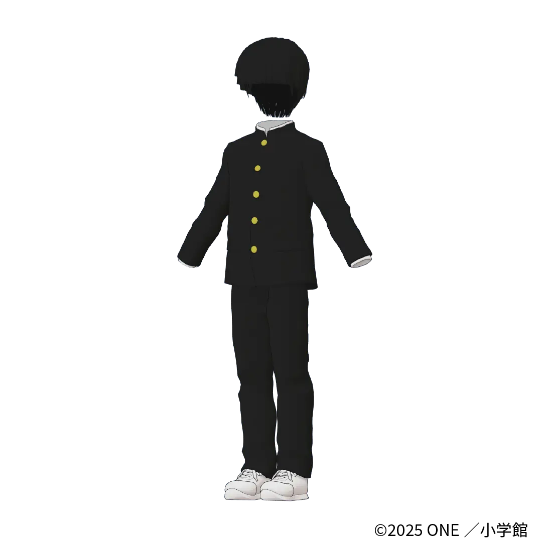 「影山茂夫（モブ）ヘアスタイル・制服・オーラ｜フルセット」『モブサイコ100』