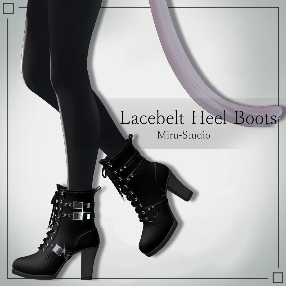Lacebelt Heel_Boots | Miru-Studio