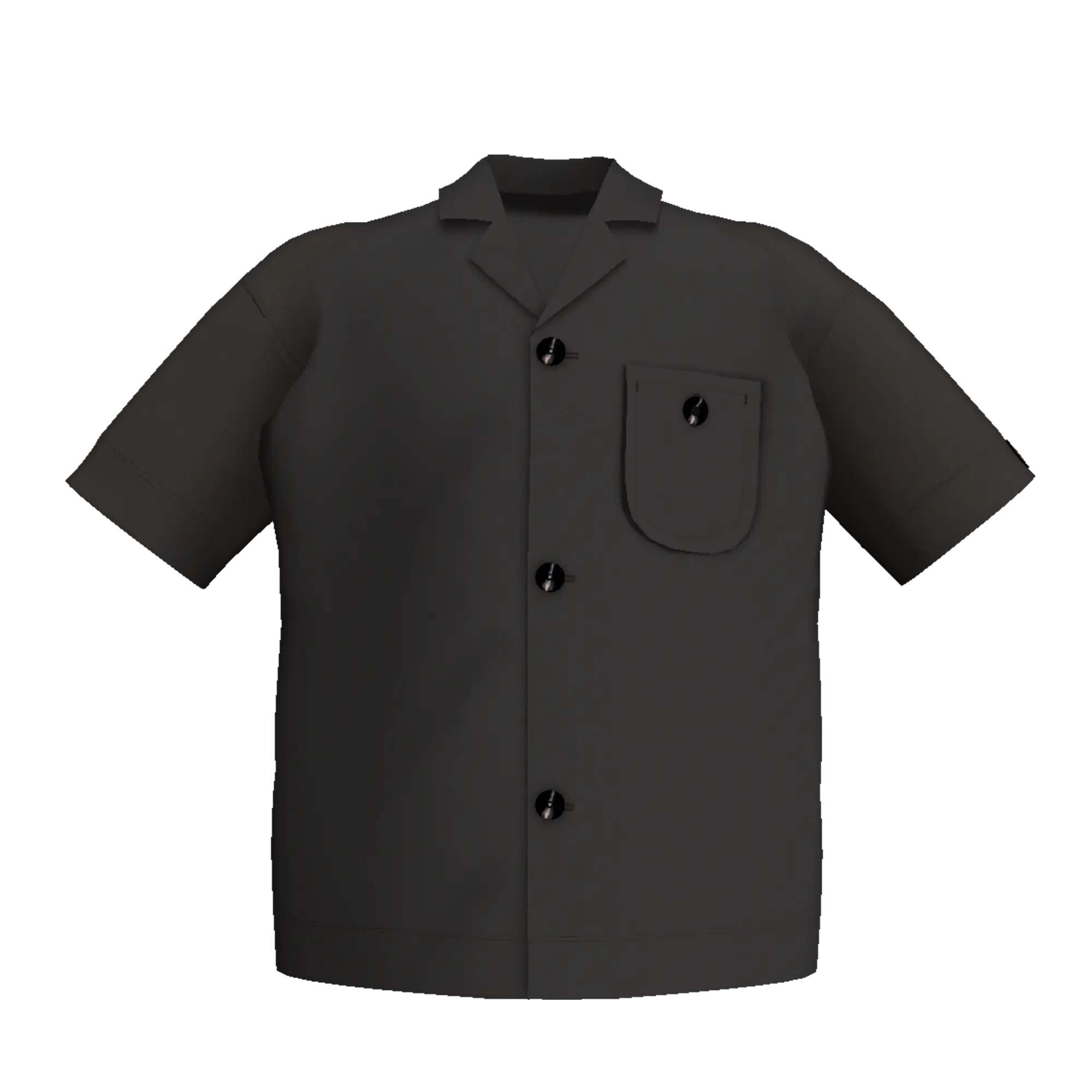 TAG OPEN COLLAR SHIRT[MENS]