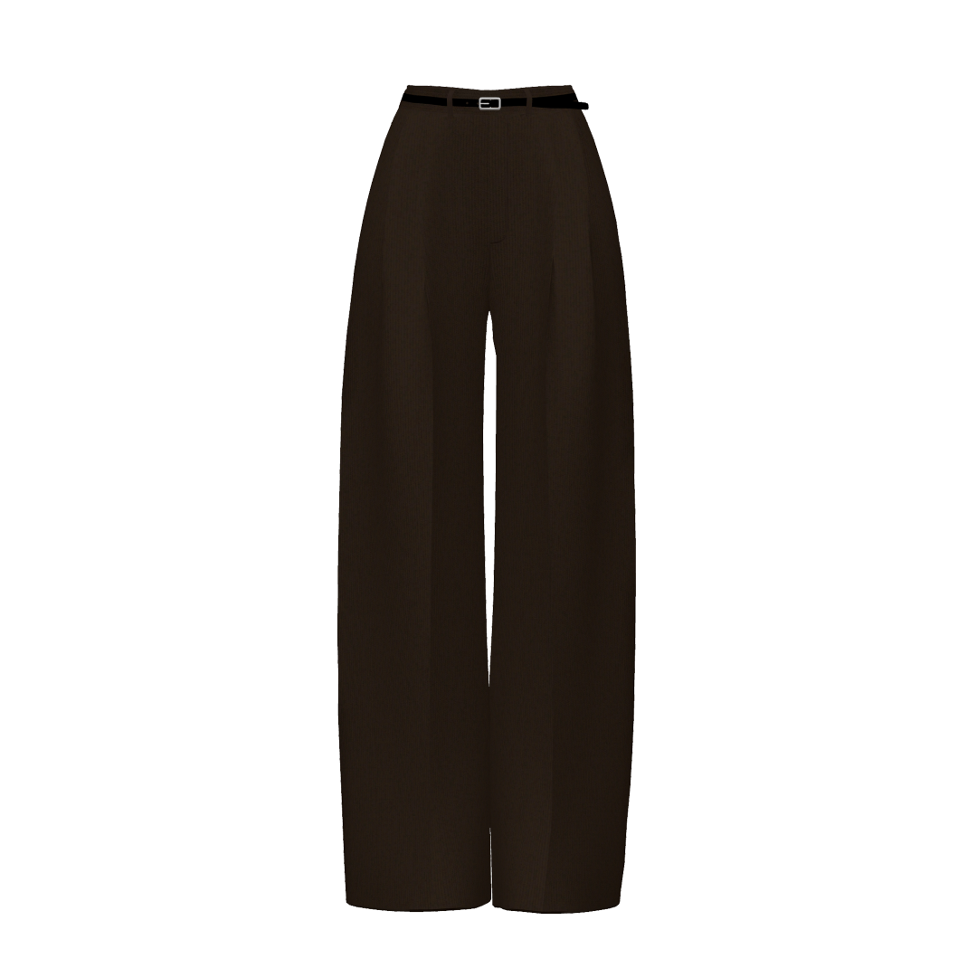 TAG WIDE TROUSERS