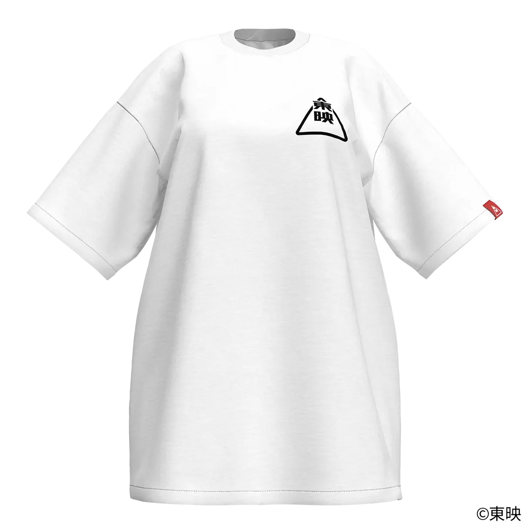 東映荒波計画 T-shirt sankaku / white