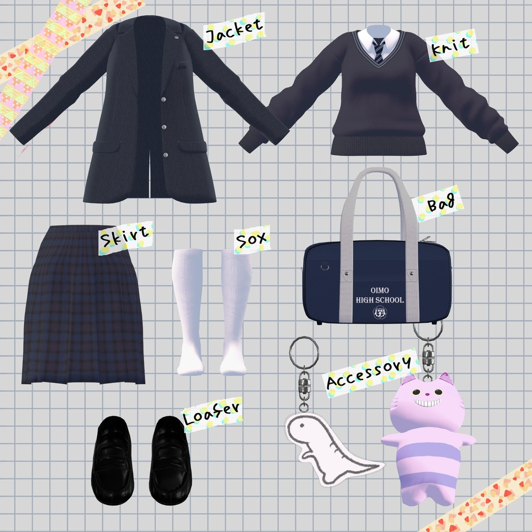 [19 Avatar] School Uniform「OIMO spec2」おいも制服 | ちよ屋
