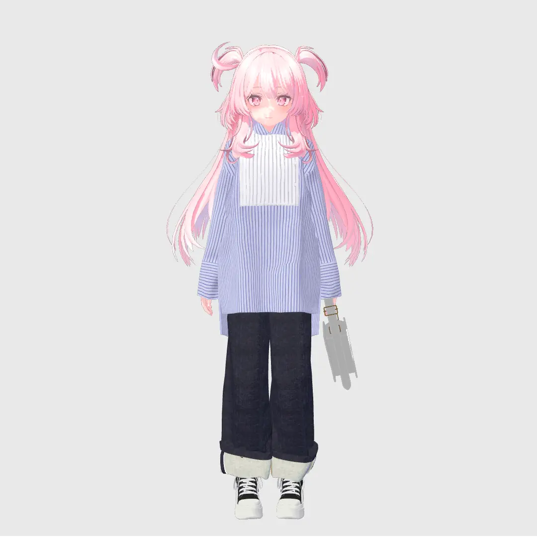 TAG TACK PLEATS SHIRT